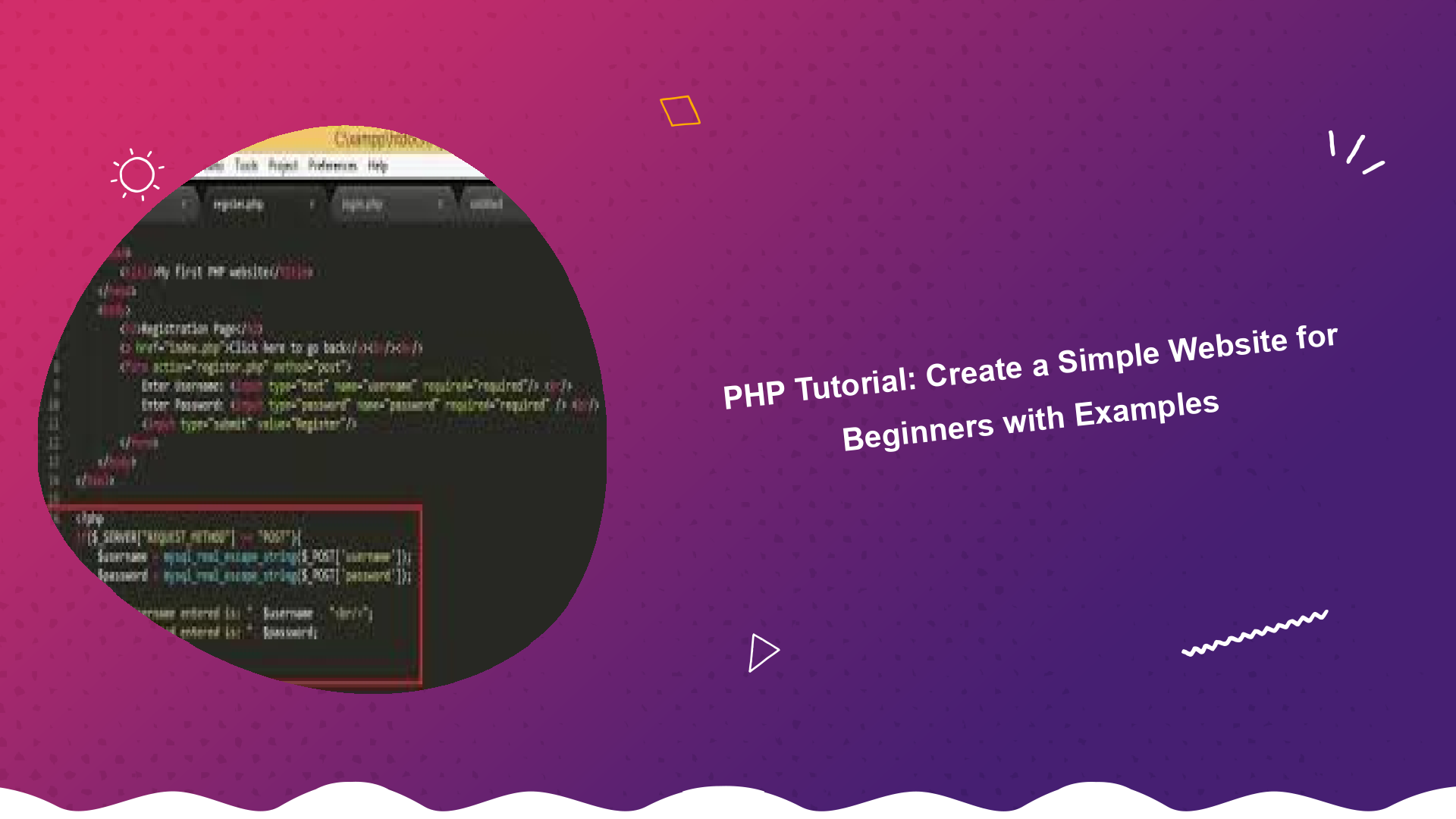 php-tutorial-create-a-simple-website-for-beginners-with-examples